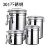Frasco Sellado de Acero Inoxidable 304 de Grado Alimenticio para Almacenamiento de Alimentos en el Hogar, Cocina, Conservación, Frasco para Almacenamiento de Granos de Café, Té