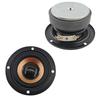 Alto-falantes de Gama Completa Redondos de 2,5 polegadas 2 Ohms 5W Borda de Borracha Calota de Alumínio Áudio de Gama Completa Alto-falantes de Áudio com Iluminação Bluetooth