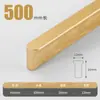 Armario de Aleación de Aluminio Negro Nuevo Manija Extra Larga Cajón Puerta de Armario Gabinete Arco Dorado Moderno Manija Simple