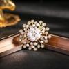 Novo Broche de Luxo Leve Estilo Chinês para Mulheres, Broche de Pérola Floco de Neve de Alta Qualidade, Alfinete de Flor Exquisito, Acessório para Blazer e Casaco