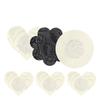 Sexy Adhesivo para Pezón con Forma de Flor de Encaje Ligero Transpirable Anticonvexo y Antideslizante Talla Ligera Invisible Sin Costuras Adhesivo para Pecho para Vestido de Novia