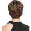 Peruca de Comércio Exterior para Mulheres, Moda Europeia e Americana Cabelo Curto, Cabelo Curto Liso Texturizado Elegante, Peruca Sintética Feita à Máquina para Mulheres, Novo Produto no Aliexpress