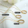 Nicho espanhol design leve luxo elegante joias material de cobre incrustado colorido zircão pingente colar mulheres