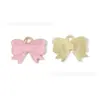 Lazo de Colores Simple y Elegante Accesorios de Joyería Esmaltada Colgante de Aleación DIY Llavero Cadena para Teléfono Adorno