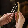 Pinzas de aleación para clip de té del fabricante, Pinzas para taza de té anti-quemaduras, Pinzas antideslizantes para lavar tazas, Divisor de té, Juego de té Kung Fu