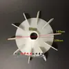 Eje de motor de ventilador de múltiples aspas agujero 28 aspas grandes 10 agujeros en D con 11 agujeros modelo 132 aspa de ventilador de plástico