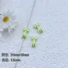Accesorios de Aleación Tenedor Lindo de Dibujos Animados Cuentas Pintura Cadena para Teléfono Móvil Materiales para Manualidades Accesorios al por Mayor Agujero Vertical Hecho a Mano