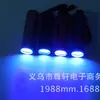 Linterna de 9 LED Morada UV Multifuncional para Uñas Inspección de Billetes Mini de Aleación de Aluminio Detección Linterna Ultravioleta