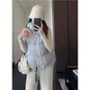 ¡Más de 2000+ en los estantes! Chaleco de plumón Lu's con cuatro bolsillos, chaqueta acolchada corta con capucha para mujer, nuevo para Otoño e Invierno 2025