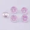 Yongjia Gems 6mm Chapado en Color Redondo Degradado Corte Araña de Fuego Circonita Piedra Suelta Joyería DIY Arte de Uñas Joyería Wholesale