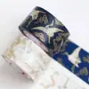 Fábrica de Impresión de Dongguan Cinta Washi Personalizada para Regalo con Diseño Básico de Animales en Degradado, Cinta para Diario con Estampado Dorado, Dibujos Animados de Anime