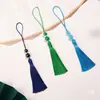 Marcador de Página com Franja de Borla de Sementes de Cabaça 8cm Pingente Pequeno para DIY Borlas Ornamentos de Estilo Antigo Charms Sachês Perfumados Caixa de Presente Acessórios para Headwear
