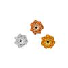Aleación electroforesis alta retención de color soporte individual para colgar flor de margarita horquilla hecha a mano paso accesorios para horquilla corazón de flor