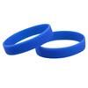 Pulsera de silicona de color sólido para niñas de stock 190*12mm pulsera simple sin LOGO pulsera de moda para actividades