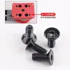 Amoladora Neumática Cuadrada 75*100 Bandeja Universal para Accesorios Placa de Aluminio Base de Columna de Goma Máquina Cuadrada Pequeña Accesorios Aplicables