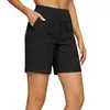 Nuevos shorts de bolsillo para mujer de estilo europeo y americano, de algodón y lino para verano, holgados y casuales, versátiles para usar en casa, adelgazantes y de corte recto