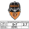 Yaxiu Nuevo Parche Bordado NFL Parche de Tela Deportiva Máscara de Fútbol Americano Parche Bordado para Ropa Bolsa Parche Parche