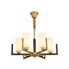 Lustre de sala de estar simples em estilo chinês, luminária vintage para quarto, luminária principal para sala de estar em estilo chinês, lâmpadas de decoração para lobby de hotel