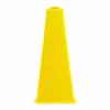 Balde triangular de 38cm com furos na parte superior, usado para treinamento de futebol, treinamento de obstáculos, agilidade e equipamento de treinamento sensorial, suporta personalização