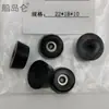 Arandela de acero con orificio para tornillo almohadilla de goma cónica portante antideslizante amortiguadora mueble instrumento pie chasis almohadilla de goma para pie