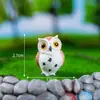 Nuevo producto transfronterizo: adorables figuras de búho, modelos de animales en miniatura, decoraciones para jardinería y paisajismo, y pequeños adornos de escritorio