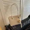Bolsa de Ombro/Axila Elegante de Grande Capacidade Estilo Coreano para Mulheres 2026 Nova Bolsa Tote Simples