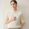 Nuevo Chaleco de Punto de Cachemira de Siete Puntos con Cuello Redondo Otoño/Invierno 2026 para Mujer Chaleco de Punto Waffle sin Mangas para Superponer