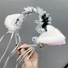 Pinzas para el pelo de orejas de gato Hechas a mano Orejas de perro/lobo/zorro realistas Accesorios para el pelo Diademas de felpa lindas japonesas Adornos para el pelo
