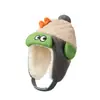 Sombrero Infantil de Bebé de Limón Otoño e Invierno Protección para las Orejas Sombrero Cálido para Niños y Niñas Sombrero Lei Feng de 25 Piezas Set de Tres Piezas Invierno