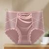 Ropa interior nueva para mujer sexy de talle medio transpirable sin costuras de seda de hielo satinada talla grande que contrae el abdomen levanta caderas shorts triangulares para mujer cabeza