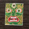 Pintura Thangka Dorada Semi-Pintada a Mano Núcleo Cinco Caminos Dios de la Riqueza Ojo Amarillo Dios de la Riqueza Negro Dios de la Riqueza Ojo del Dharma Pintura de Lienzo Thangka Núcleo Venta al por Mayor