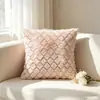 Funda de cojín de Amazon transfronteriza Felpa Lentejuelas Rombos Funda de almohada Sala de estar Sofá Mesita de noche Cojín