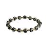 Pulsera de Cuentas Dzi de Tres Ojos Blanco y Negro de Guan Yu Pulsera de Ágata Estilo Étnico Venta al por Mayor de Fábrica Dropshipping S3063003