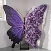 Adereços de Foto da Moda Arte em Ferro Borboleta Grande Decoração 3D Display Arte em Papel Arranjo de Corredor de Floricultura Enfeites