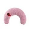 Nueva Almohada Pequeña para Perros con la que Dormir, Adecuada Tanto para Gatos como para Perros, Almohada en Forma de U para Gatos, Manta, Cojín, Cama para Perros, Suministros para Mascotas