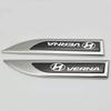 Adecuado para Hyundai Rena, tira de metal brillante, etiqueta lateral, carrocería, guardabarros, pegatina decorativa, etiqueta para coche, modificación personalizada