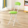 Taburete Plegable Silla de Comedor Doméstica Taburete Silla con Respaldo Silla de Entrenamiento Silla para Dormitorio de Estudiantes Silla de Computadora Sencilla Taburete Redondo Plegable