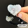 Novo Laço de Cabelo Rosa Brilhante Fofo de Coelhinho para Coque ou Rabo de Cavalo Alto Corda Elástica