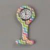 Venta al por mayor directa de fábrica, reloj de enfermera de silicona, reloj de enfermera de silicona con transferencia de agua, color del reloj de enfermera, reloj de enfermera