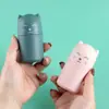 Caixa de Palitos Criativa para Casa Desenho Animado ins Simples Plástico Armazenamento Pote de Palitos para Casa Gato Fofo Tubo de Palitos