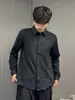 Ropa de trabajo casual estilo japonés con una sensación funcional relajada, silueta de camisa de manga larga modelo nuevo 2026, top versátil de verano para hombre