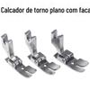Máquina de costura industrial pesada toda em aço com calcador de faca para máquina reta calcador de faca cortador com calcador serrilhado