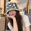 Nuevo Sombrero de Pescador Jacquard Retro con Forma de Diamante 2026 para Mujer, Sombrero de Cubo Transpirable Estilo Japonés con Protección Solar para Primavera y Verano