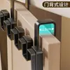 Suporte de lixo para porta de armário de pia de banheiro, suporte de rack para saco de lixo pendurado, ferramenta multifuncional de armazenamento de lixo para cozinha