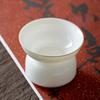 Filtro de té de jade graso de oveja, colador de té, filtro de té integrado de cerámica, compartimento de té de cerámica con agujeros de alfiler, filtro de té, accesorios para juego de té