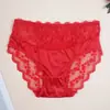 Producto exclusivo transfronterizo: Bragas sexys de encaje calado para mujer, empalme de satén, suaves y versátiles, cómodas, sedosas, alta elasticidad