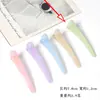Pinza de Pato Transparente de Plástico 7cm Pinza de Sección de Color Pinza para Flequillo Pinza para el Cabello de Niños Pinza para Peinar el Cabello Pinza para el Cabello Pinza para Cabello Rebelde Mujer