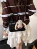 Bolsa Cruzada Femenina Nueva de Primavera 2026 Estilo Vintage de Alto Valor Bolso de Mano Casual para Viajes Bolso Cubo