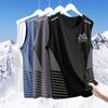 2025 Nueva Camiseta Chaleco de Seda de Hielo para Hombre Verano Holgada Deportiva Fitness Secado Rápido Sin Mangas Chaleco Camiseta Fina