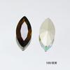 Dongzhou Cristal 18*9mm Ojo de Caballo Plateado Fondo Puntiagudo Diamante de Vidrio Carcasa para Teléfono Móvil Diamante Adhesivo Uñas DIY Accesorios de Joyería